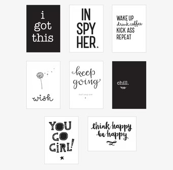 Lightbox Posters - Inspire från A Little Lovely Company