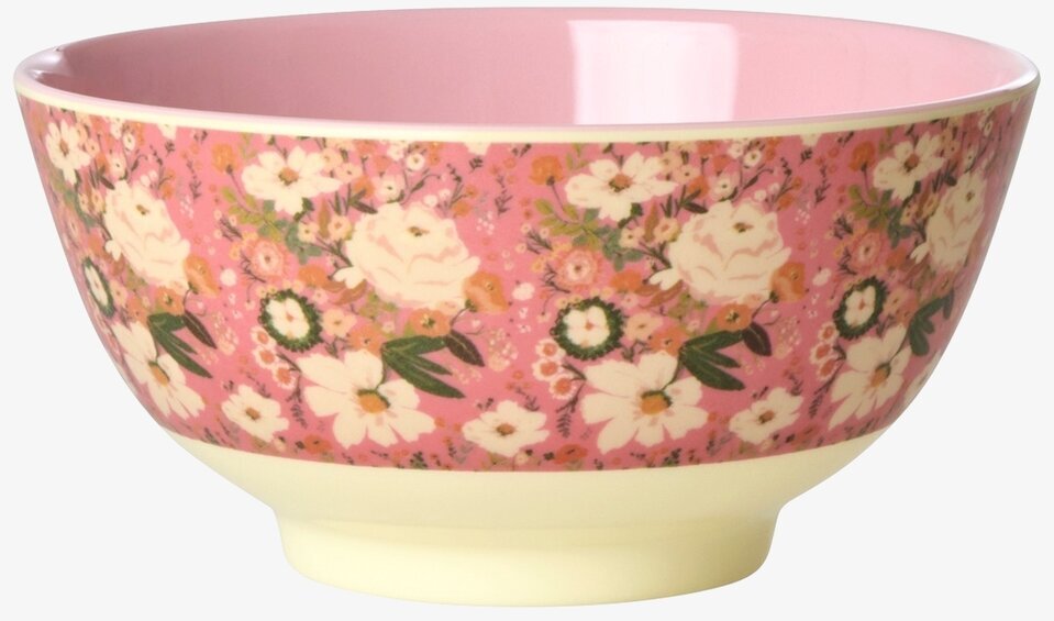 Skål Alison Flower Print Rice Skålar att äta ur tilltugg Såskannor/Vispskål servering Matlådor Förvaring av lunch/mat