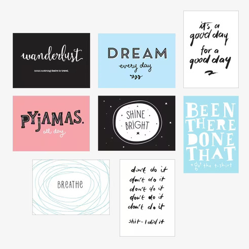 Lightbox Posters - Fun från A Little Lovely Company i färg