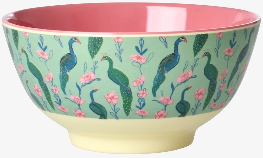 Skål Peacock Power Print Rice Skålar att äta ur tilltugg Såskannor/Vispskål servering Matlådor Förvaring av lunch/mat