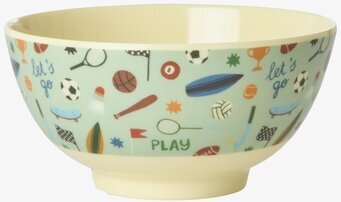 Liten Skål Sports Print Rice Skålar att äta ur tilltugg Såskannor/Vispskål servering Matlådor Förvaring av lunch/mat