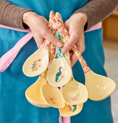 Matlagningssked - All You Need Is Love Print Soppslev Rice Slevar och slickepottar Pastaslevar