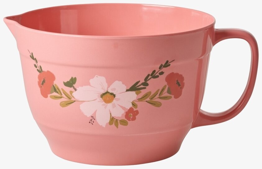 Mönstrad Köksskål Large - Allison Flower Print Rice Skålar att äta ur tilltugg Såskannor/Vispskål Skål servering