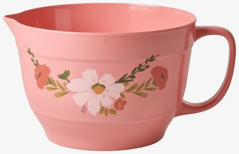 Mönstrad Köksskål Large - Allison Flower Print Rice Skålar att äta ur tilltugg Såskannor/Vispskål Skål servering