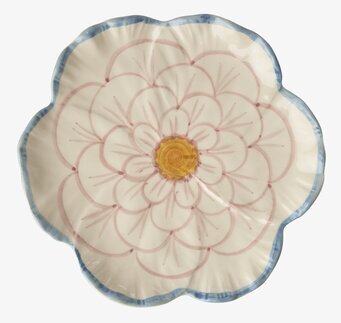 Assiett Keramik Blomma Lavendel/Blå Rice Tallrikar Djupa tallrikar (ej skål) Desserttallrikar Assietter Barntallrikar Picknicktallrikar