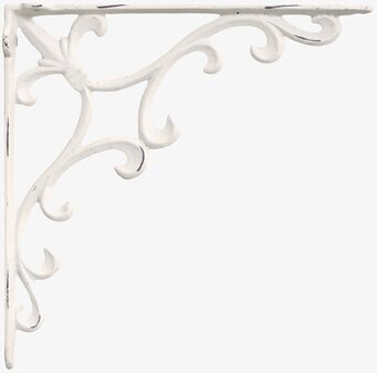 Hyllkonsol Antique Creme Chic Konsol för hyllor Hyllkonsoller