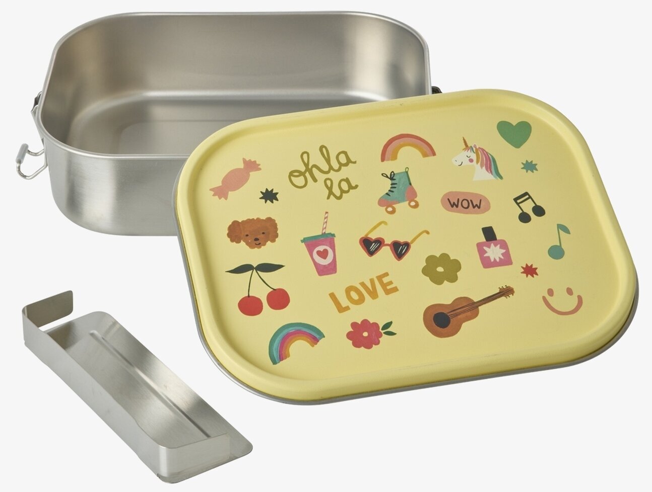 Lunchbox Unicorn Love Print Rice Skålar att äta ur tilltugg Såskannor/Vispskål Skål servering Matlådor Förvaring av