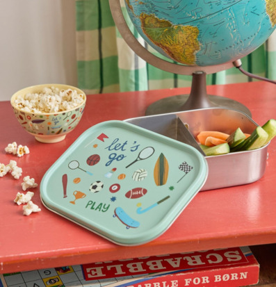 Lunchbox Sports Print Rice Skålar att äta ur tilltugg Såskannor/Vispskål Skål servering Matlådor Förvaring av lunch/mat