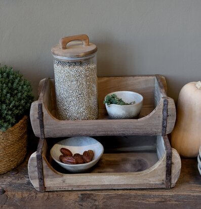 Förvaringslådor Natur Chic Antique och korgar Boxar Förvaringsboxar Porslinsboxar Trälådor Smyckesboxar i porslin Förvaringsbrickor Murstensformar Arkivboxar