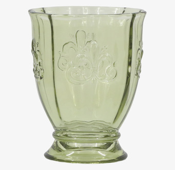 Saint-Émilion Glas Olivgrön Chic Antique Dryckesglas Dricksglas för dryck Plastglas