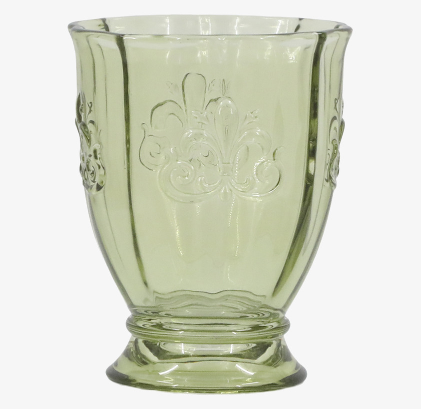 Saint-Émilion Glas Olivgrön Chic Antique Dryckesglas Dricksglas för dryck Plastglas