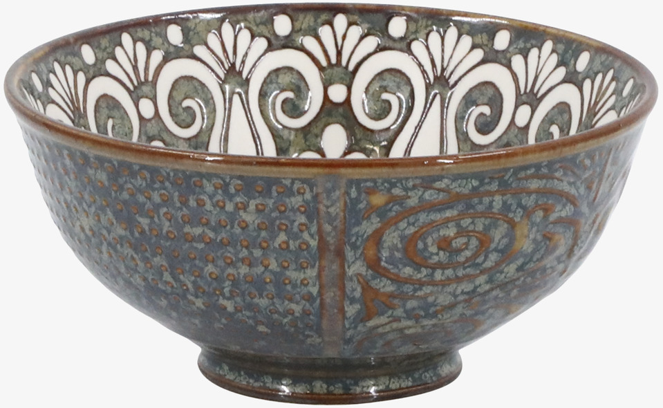 Liten Skål Arés Opal/Mocca Chic Antique Skålar att äta ur tilltugg Såskannor/Vispskål servering Matlådor Förvaring av