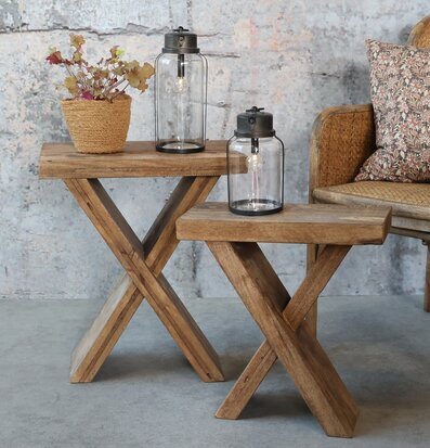 Sidobord Grimaud Natur 59cm 49cm Chic Antique Sideboards