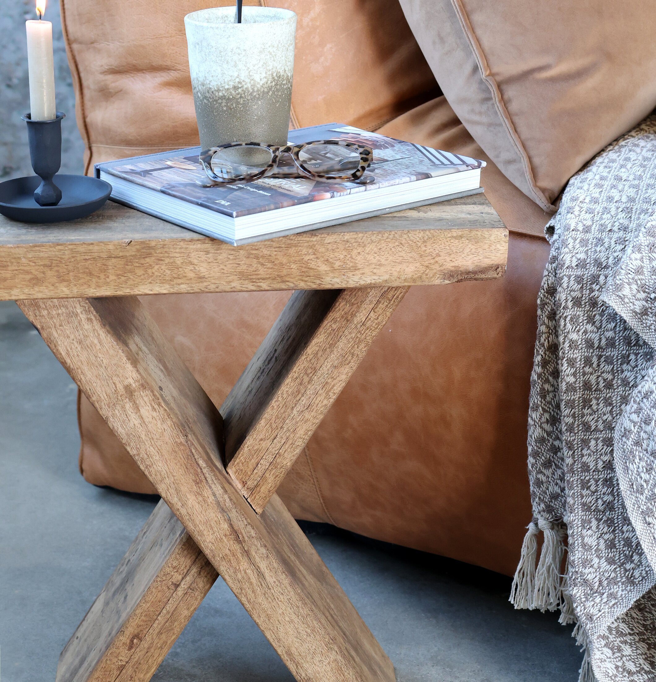 Sidobord Grimaud Natur 49cm Chic Antique Sideboards