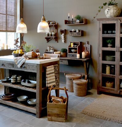 Förvaringskorg Grimaud Natur Chic Antique Förvaringslådor och korgar Boxar Förvaringsboxar Porslinsboxar Trälådor Smyckesboxar i porslin Förvaringsbrickor