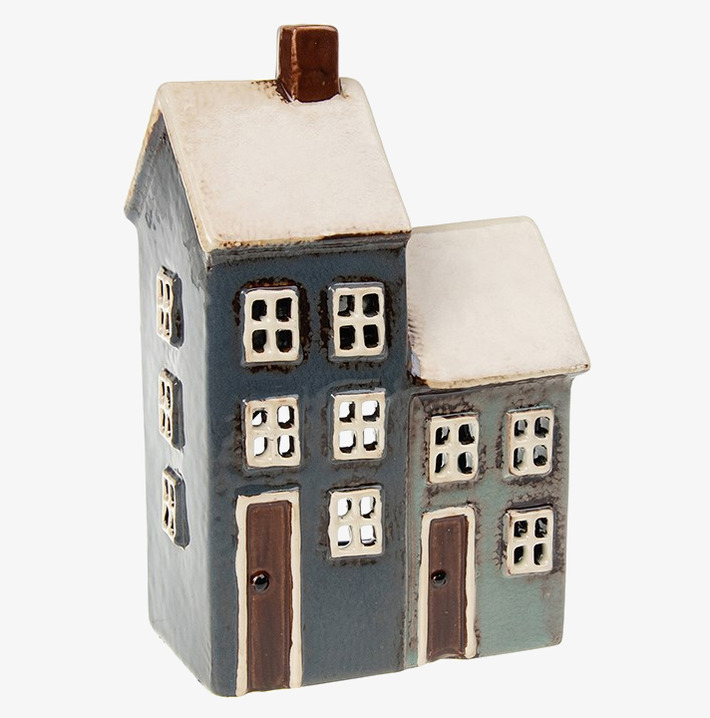 Ljuslykta Village Pottery 2 - Grå/Blå Joe Davies Lyktor Endless Light Ljuslyktor