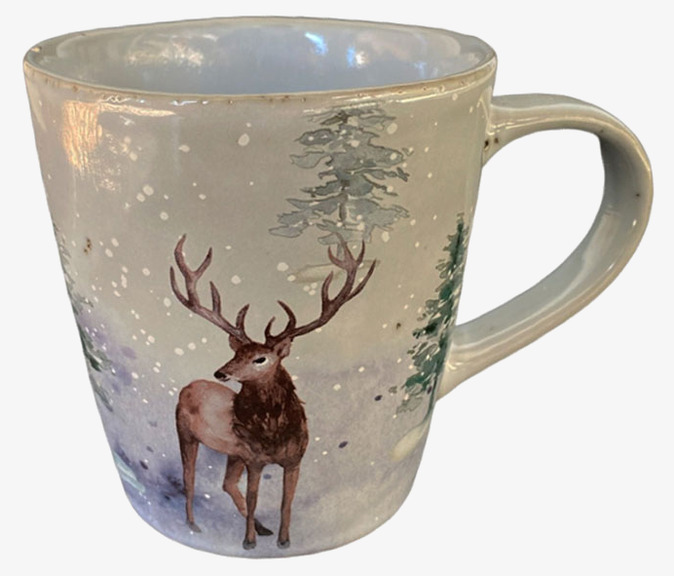 Mugg Winter Grey Miljögården Muggar/koppar i porslin, keramik, papper eller biologiskt material organiskt ekologiskt Termomuggar utan