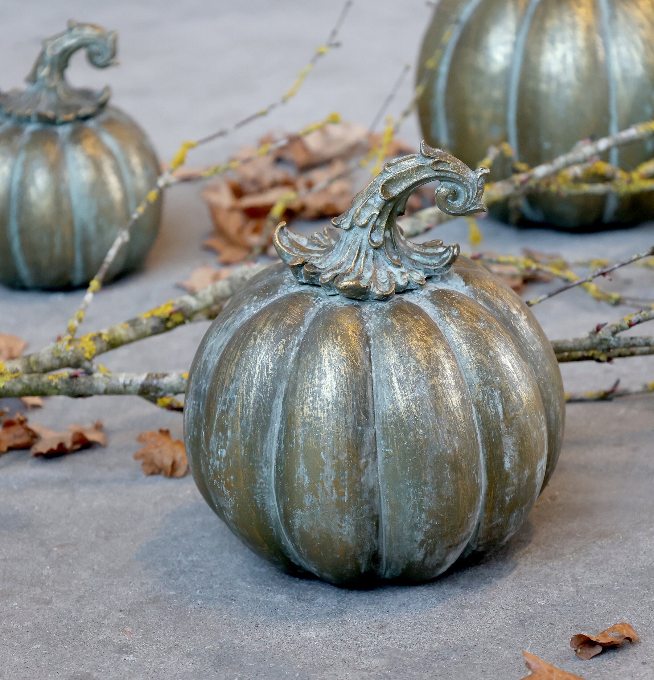 Pumpa Antik Mässing Liten Chic Antique Övrig prydnad/dekoration för inredning innemiljö