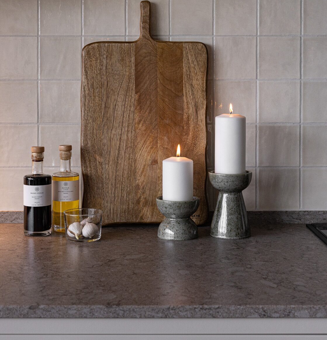 Ljusstake Högalid Grön Hög Låg Storefactory Ljusstakar Adventsstakar Ljushållare Ljushyllor