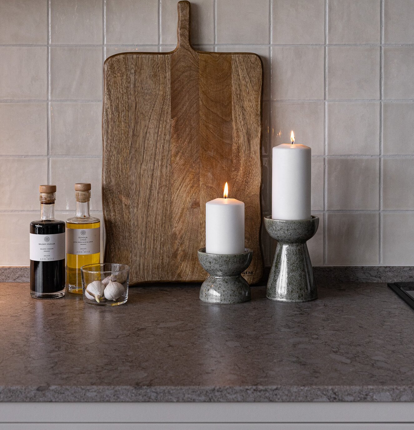 Ljusstake Högalid Grön Hög Låg Storefactory Ljusstakar Adventsstakar Ljushållare Ljushyllor