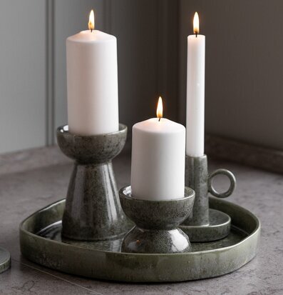 Ljusstake Högalid Grön Hög Storefactory Ljusstakar Adventsstakar Ljushållare Ljushyllor