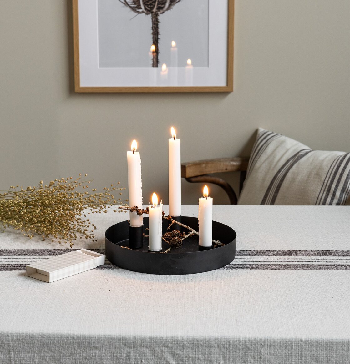 Ljusstake Sund Svart Storefactory Ljusstakar Adventsstakar Ljushållare Ljushyllor