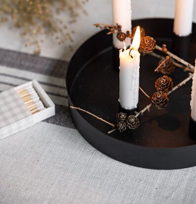 Ljusstake Sund Svart Storefactory Ljusstakar Adventsstakar Ljushållare Ljushyllor