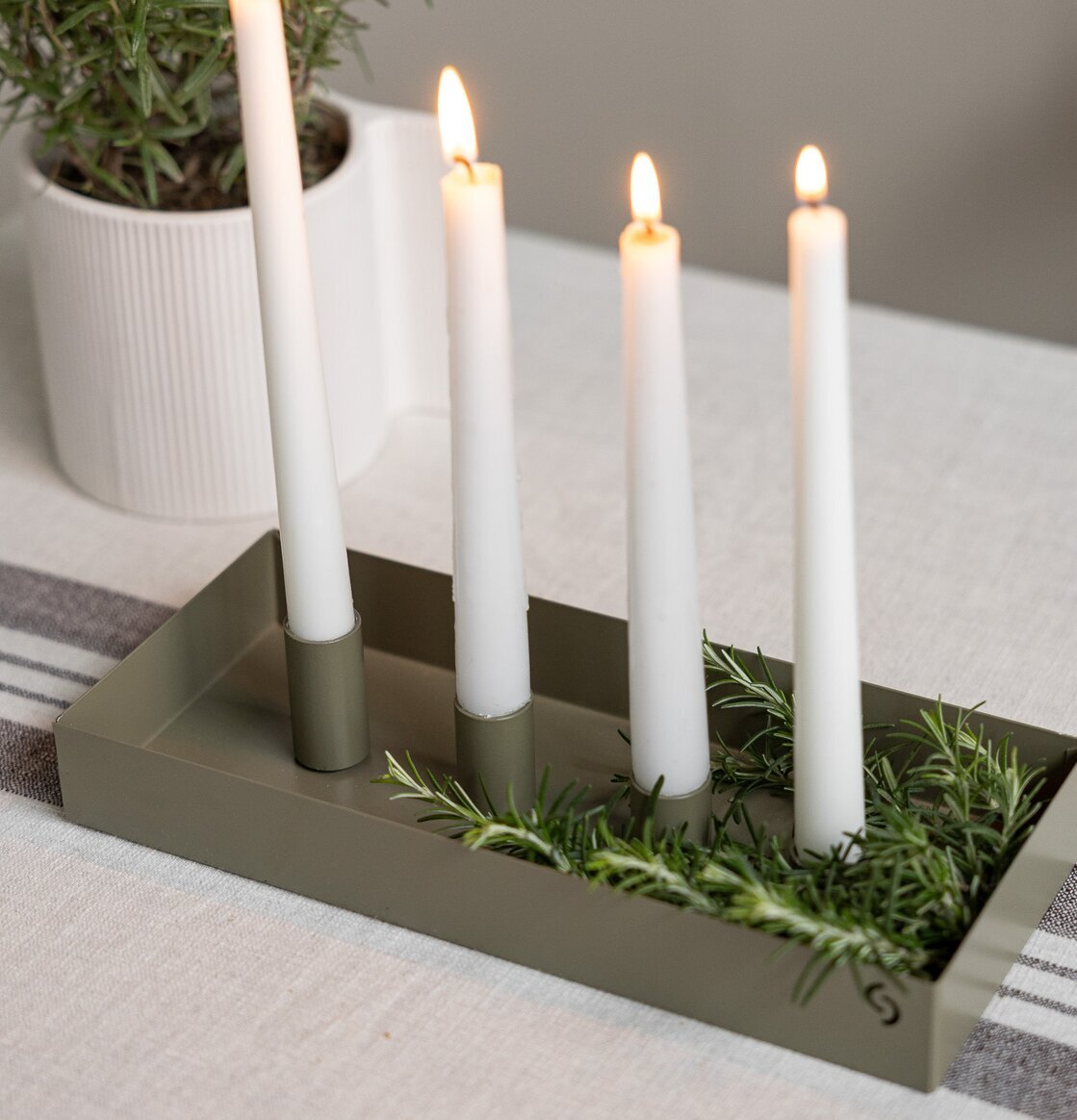 Ljusstake Sund Grön Storefactory Ljusstakar Adventsstakar Ljushållare Ljushyllor