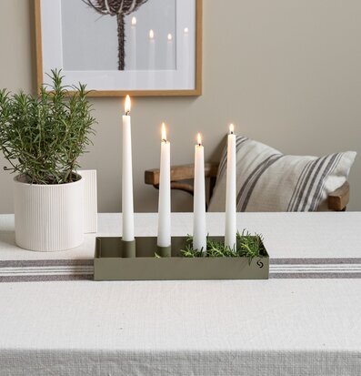 Ljusstake Sund Grön Storefactory Ljusstakar Adventsstakar Ljushållare Ljushyllor