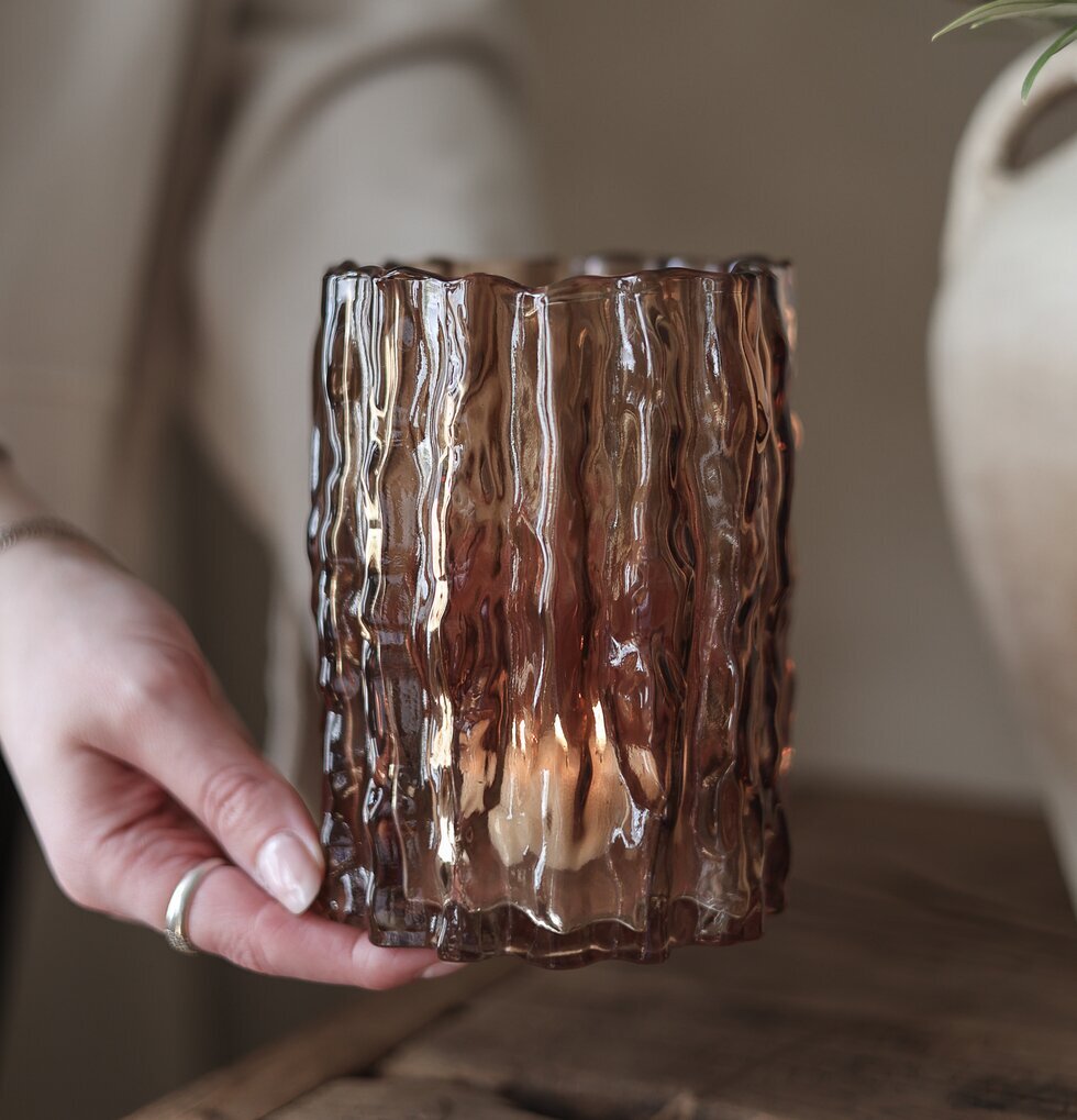 Ljuslykta Classico Chestnut 14cm Majas Cottage Lyktor Endless Light Ljuslyktor