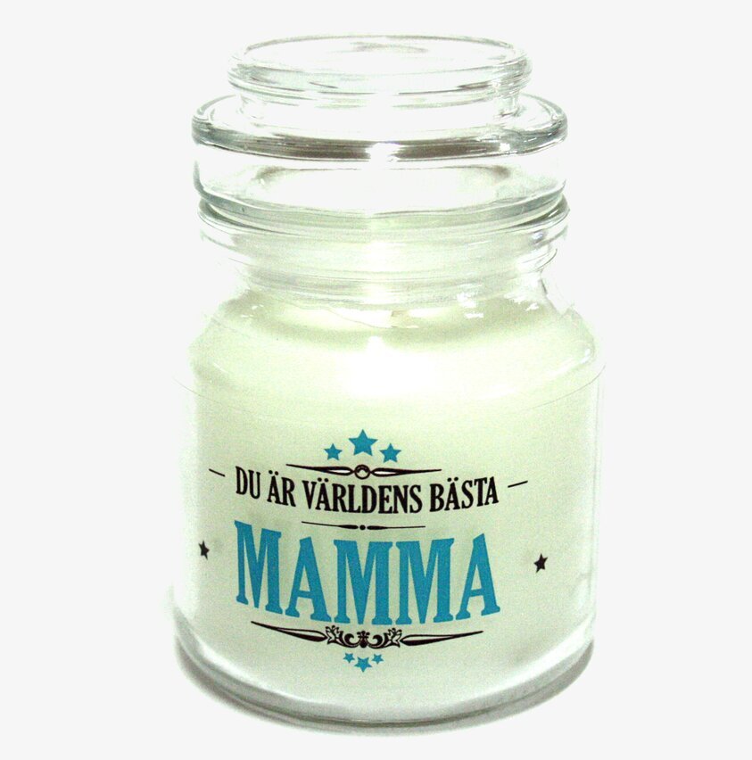Ljus - Världens Bästa Mamma från Red Lable i glasburk