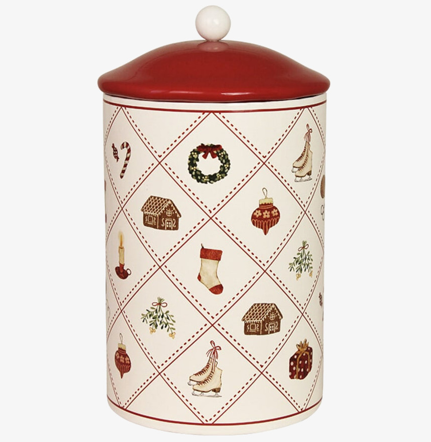 Plåtburk Juletid Liten Strömshaga Plåtburkar Metallburkar