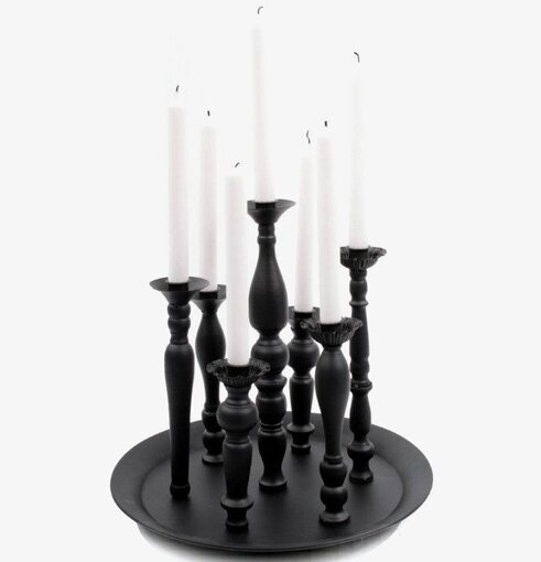 Ljusstake Multi Rund från Interstil med åtta ljushållare