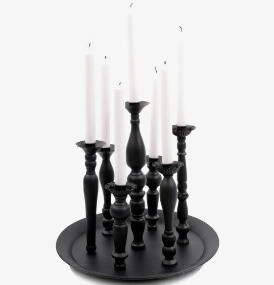 Ljusstake Multi Rund från Interstil med åtta ljushållare