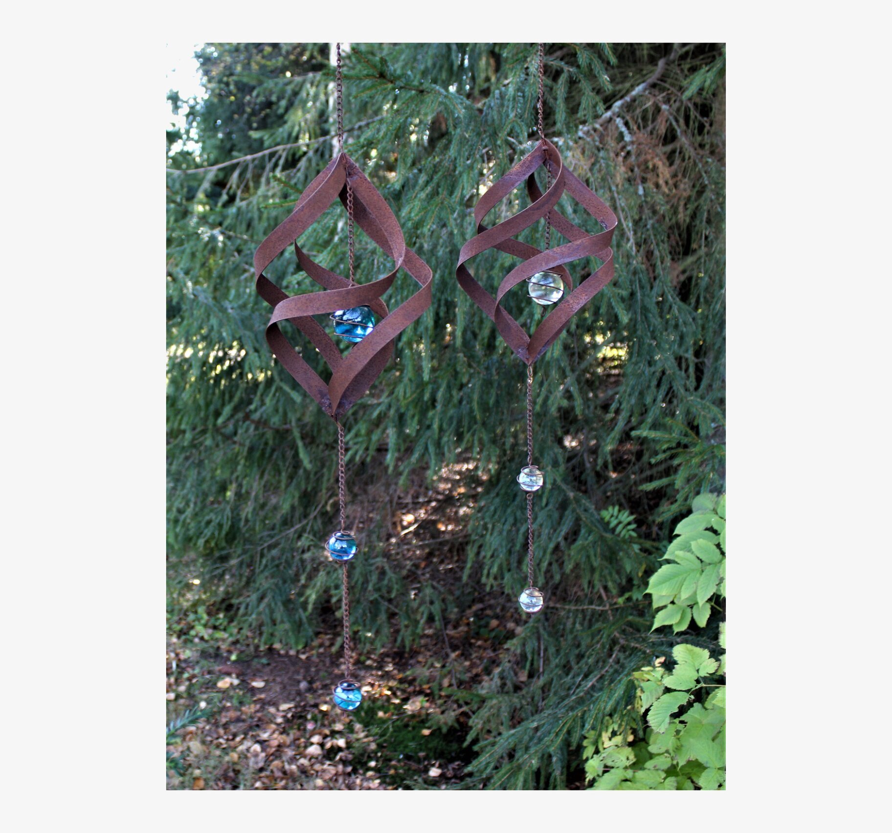 Dekoration Spiral Glaskula Lind Decoration