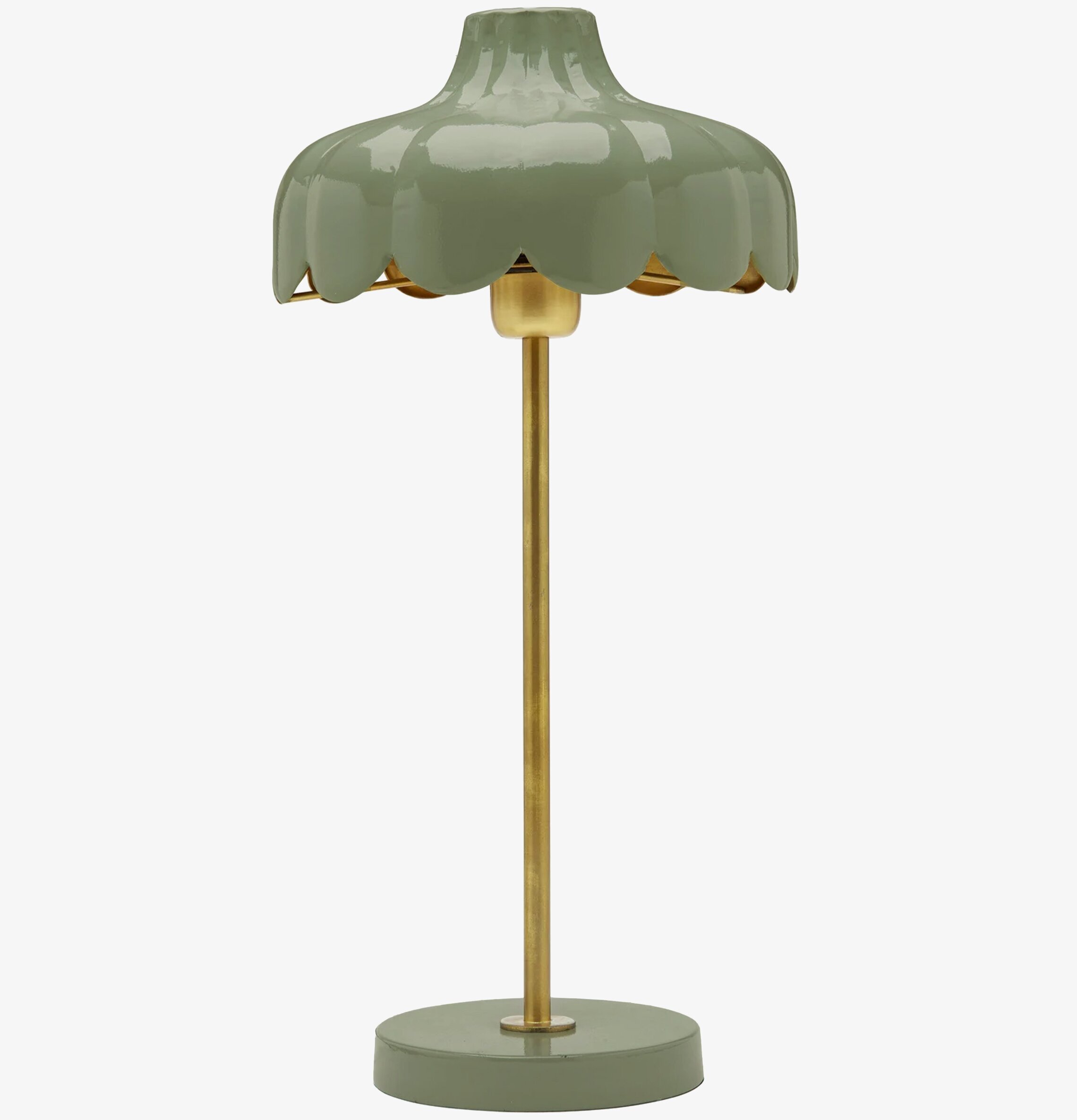 Wells bordslampa Mossa/guld PR Home Lampor Taklampor Golvlampor Bordslampor LED-lampor Ledlampor Fönsterlampor Ljusslingor för dekoration