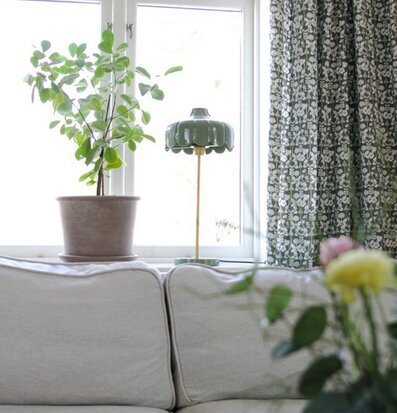 Wells bordslampa Mossa/guld PR Home Lampor Taklampor Golvlampor Bordslampor LED-lampor Ledlampor Fönsterlampor Ljusslingor för dekoration