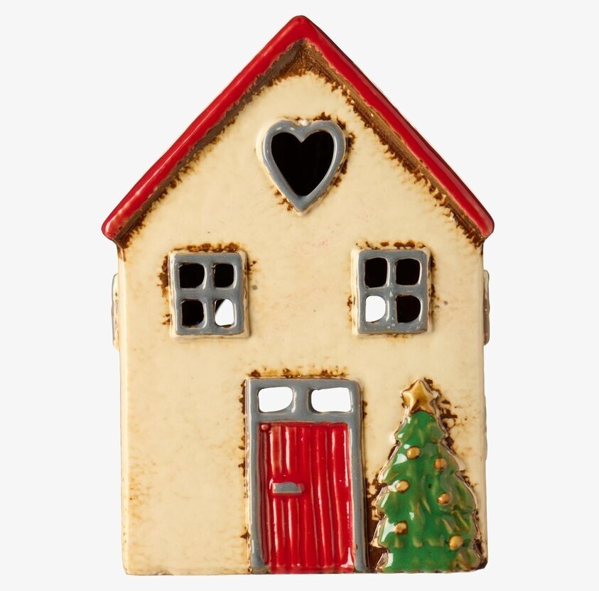 Ljuslykta Stillenat Med Hjärta IB Laursen Lyktor Endless Light Ljuslyktor