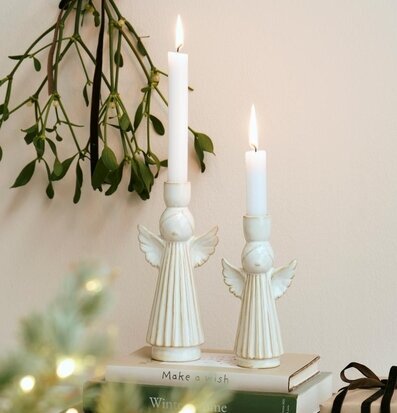Ljusstake Ängel 20cm 16.5cm IB Laursen Ljusstakar Adventsstakar Ljushållare Ljushyllor