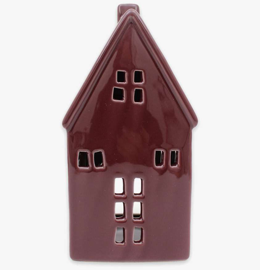 Ljuslykta Fenja Aubergine Stor Mitt & Ditt Underbara Liv Lyktor Endless Light Ljuslyktor