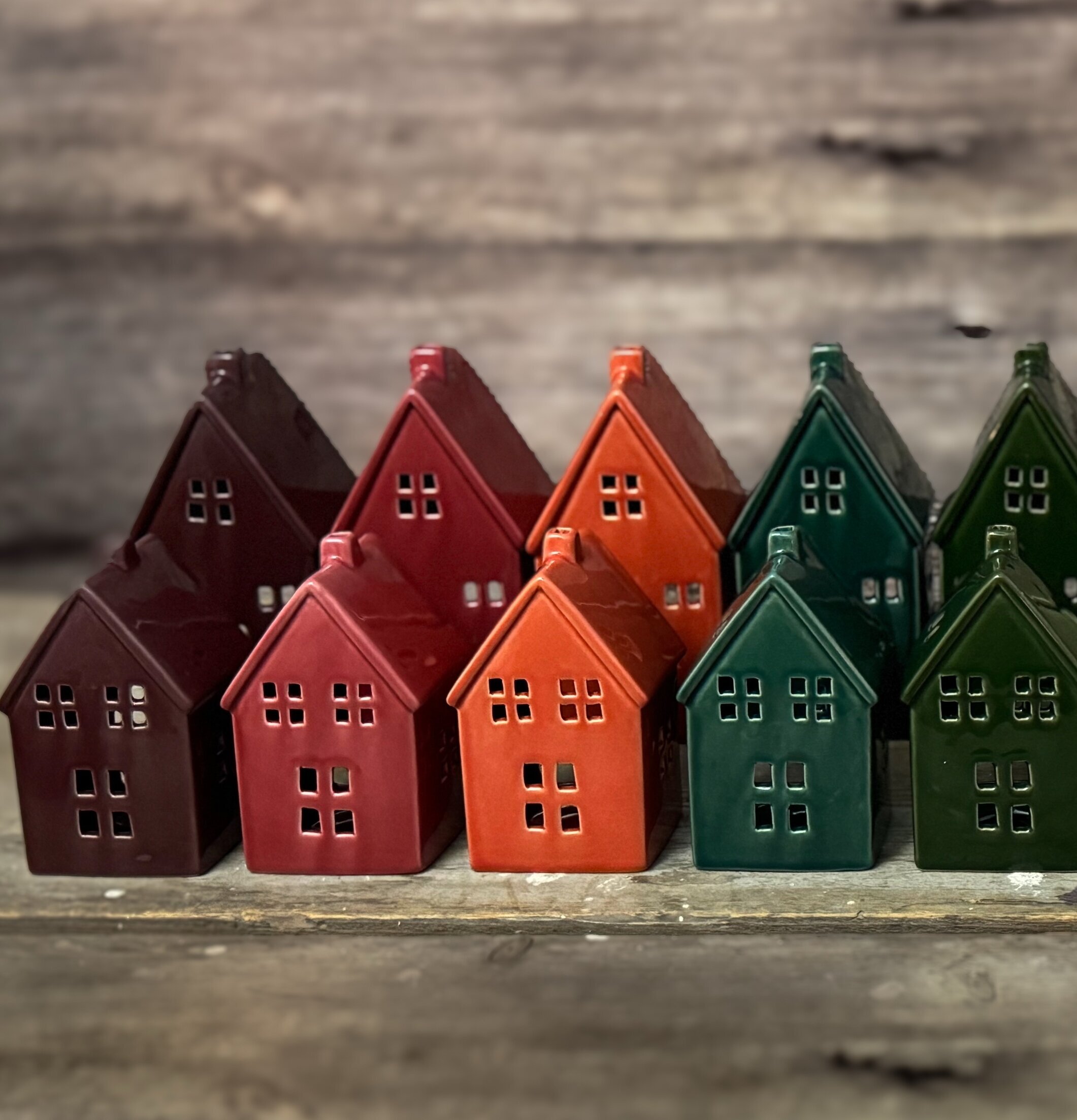 Ljuslykta Fenja Rost Stor Liten Sage Aubergine Beige Grön Hallon Nougat Ockra Petrol Mitt & Ditt