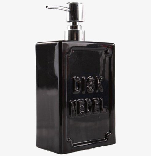 Diskmedelspump Svart från Interstil, stilrent kökstillbehör