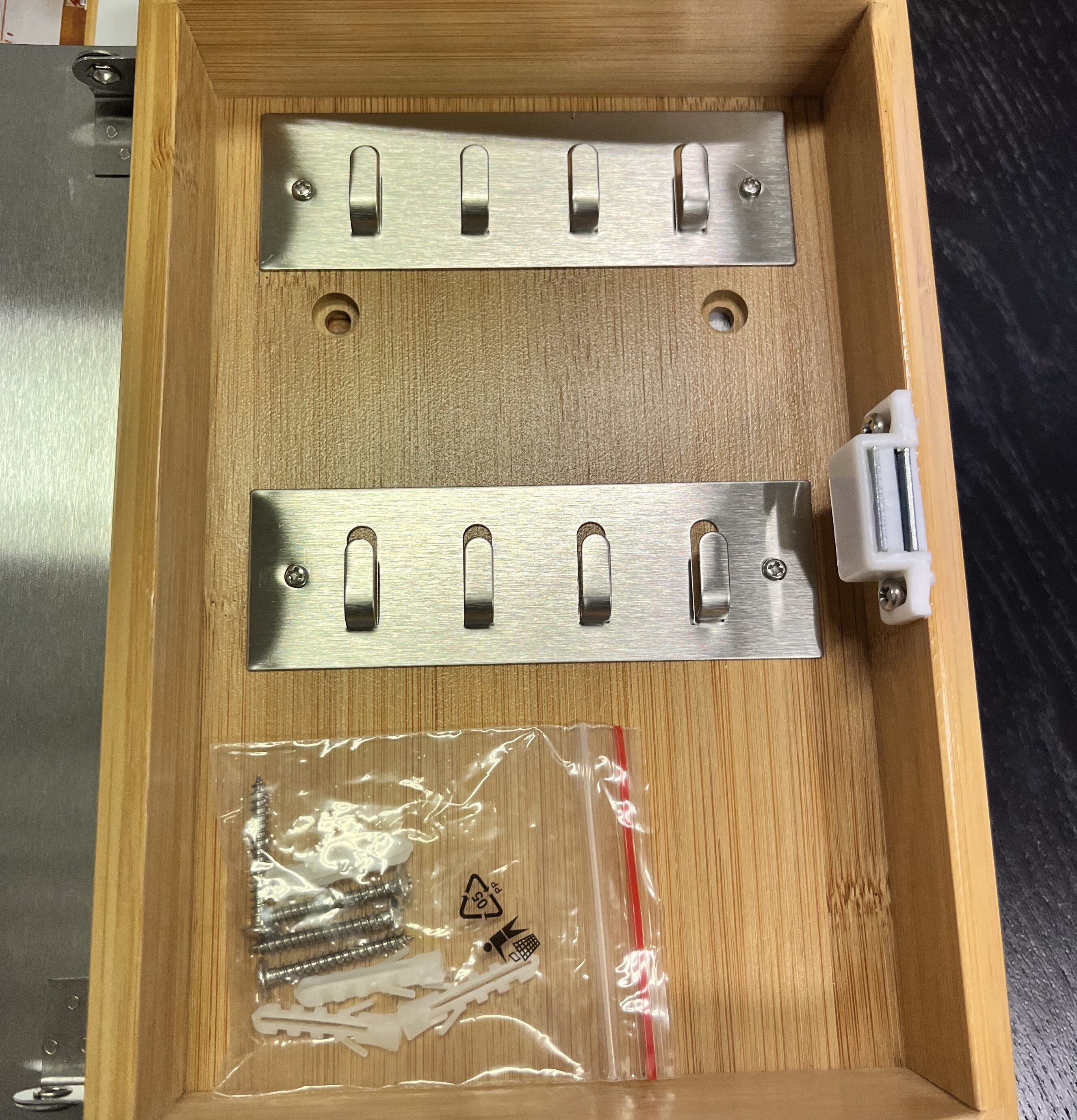 Nyckelskåp Key Bambu (fynd-id 1) Zeller