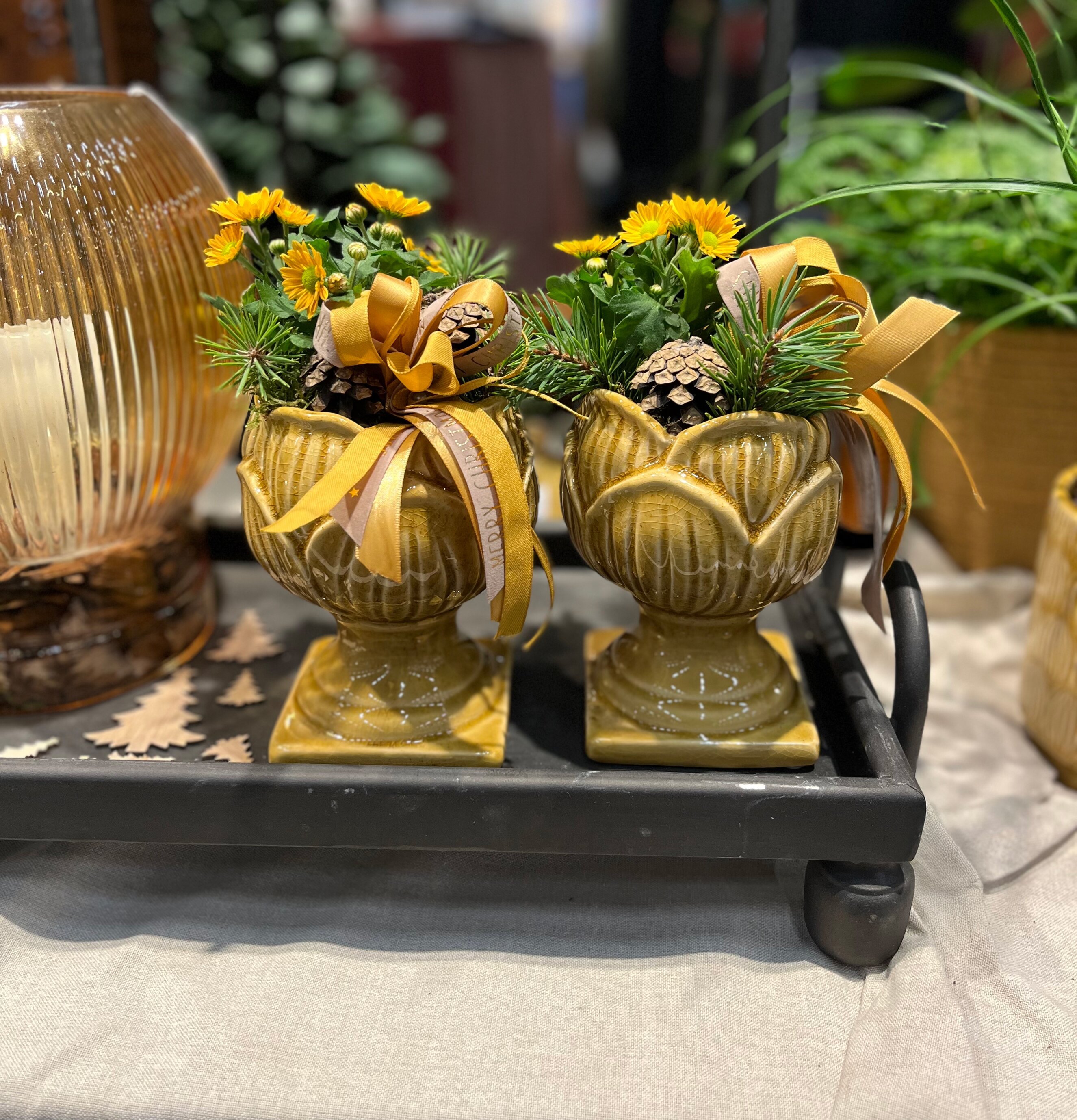 Fleur Gul Pokalkruka M Mitt & Ditt Underbara Liv Krukor Örtkrukor Glaskrukor