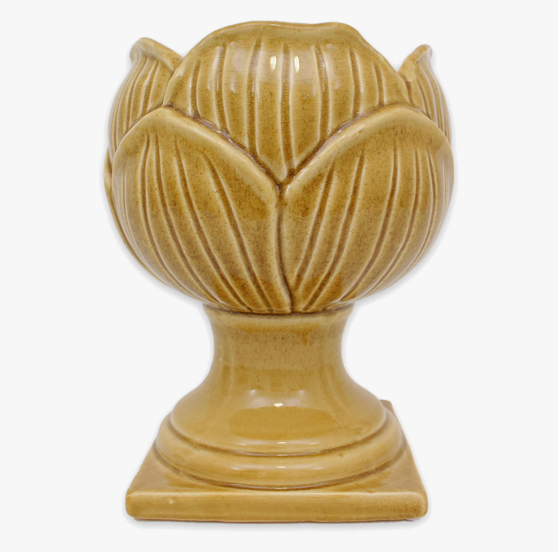 Fleur Gul Pokalkruka L Mitt & Ditt Underbara Liv Krukor Örtkrukor Glaskrukor