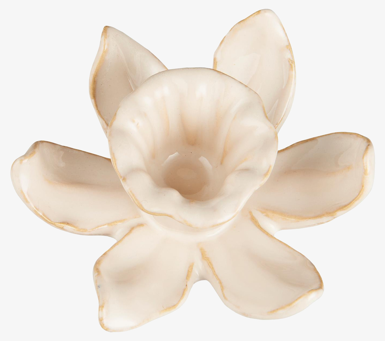 Ljusstake Påsklilja Butter Creme IB Laursen Ljusstakar Adventsstakar Ljushållare Ljushyllor