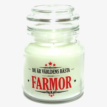 Ljus - Du Är Världens Bästa Farmor från varumärket Red Lable