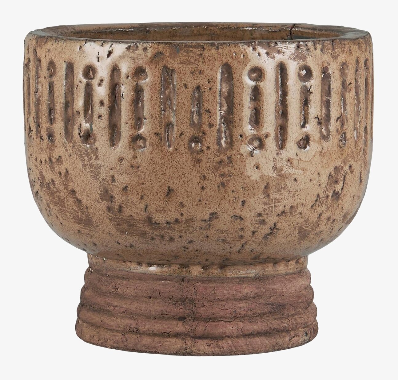 Kruka Pokal Naturbrun IB Laursen Krukor Örtkrukor Glaskrukor