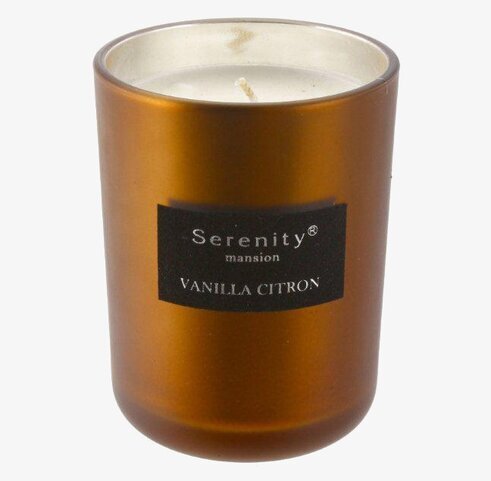 Doftljus Bronze från Interstil med vanilj- och citrondoft