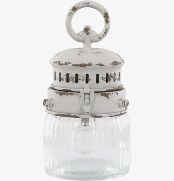 Fransk Lanterna Antikvit 22cm Chic Antique Lanternor